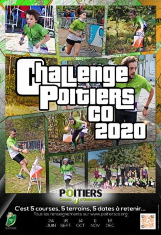 Affiche Challenge Poitiers CO 2020 