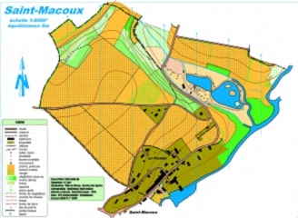 Carte de Saint-Macoux Carte de Saint-Macoux
