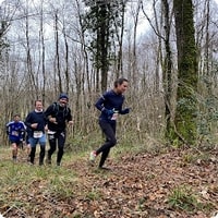 Janvier 2025 - Trail du Miosson - Au fil de la course (raidillon après le pont du Miosson)