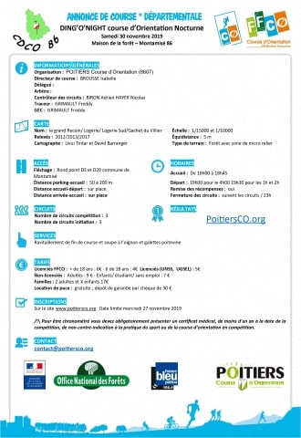 Ding'O Night - Annonce de course Ding'O Night - Annonce de course