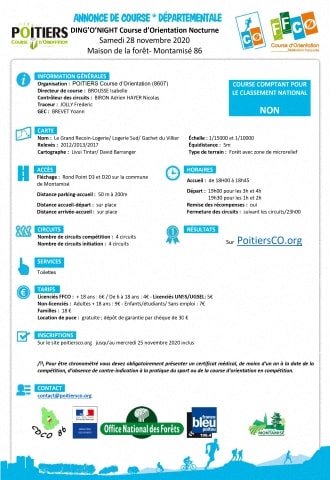 Ding'O Night - Annonce de course Ding'O Night - Annonce de course