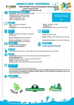 Ding'O Night - Annonce de course Ding'O Night - Annonce de course